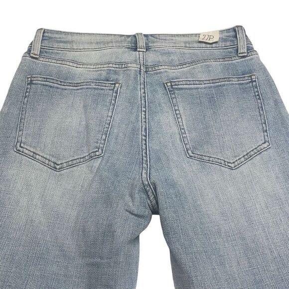 Cosmic Blue Love Sanctuary Wash Adrianne Cropped Boyfriend Jeans - Petite - Picture 3 of 8